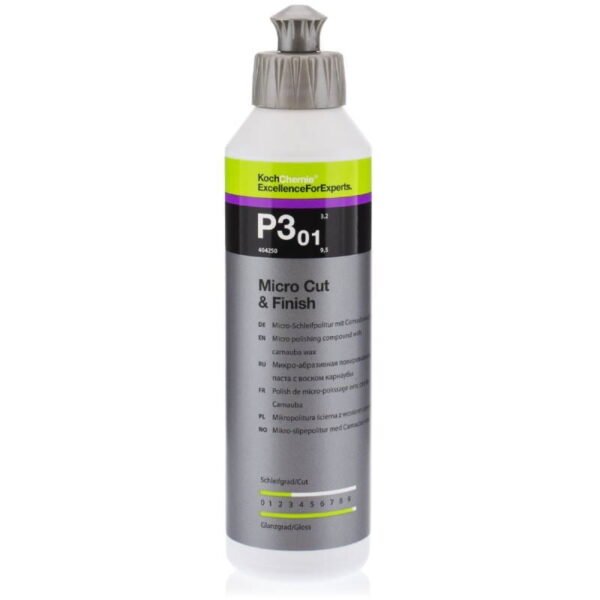 KOCH CHEMIE P3 01 Micro Cut&Finish 250ml - Pasta Polerska Wykończeniowa z Woskiem Carnauba