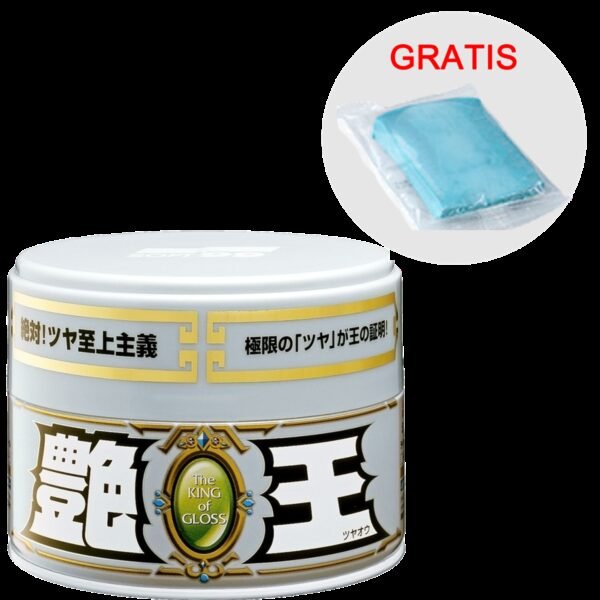 SOFT99 The King of Gloss Light Metallic & Pearl 300g + Smooth Egg Clay Bar Gratis