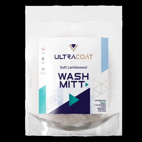 ULTRACOAT Soft Lambswool Wash Mitt Delikatna Rękawica z Naturalnej Wełny