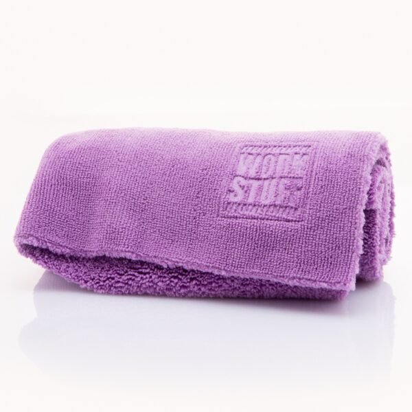 WORK STUFF Gentleman Basic Purple 350gsm 40x40cm Mikrofibra Bezszwowa Fioletowa - obrazek 2