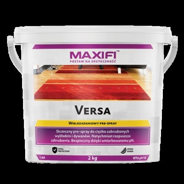 MAXIFI Versa 2kg Wielozadaniowy Pre Spray do Czyszczenia Wykładzin i Dywanów