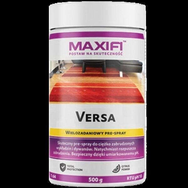 MAXIFI Versa 500g Wielozadaniowy Pre Spray do Czyszczenia Wykładzin i Dywanów