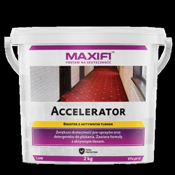 MAXIFI Accelerator 2kg Dodatek do Detergentów do Prania Dywanów Tapicerek i Wykładzin