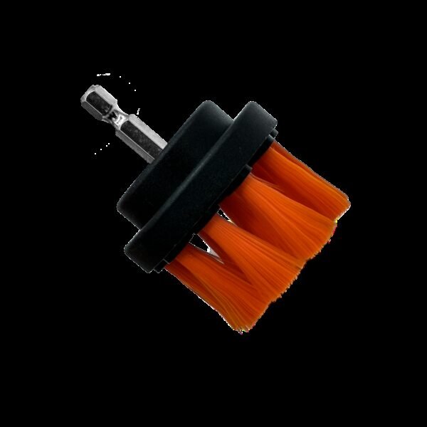 ADBL Twister Soft Red 50mm - Szczotka do tapicerki na gwint m14 lub wkrętarkę