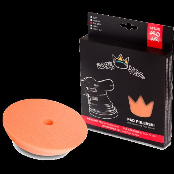 ROYAL PADS Air One Step Pad for DA 130mm Pad Pomarańczowy Otwartokomórkowy