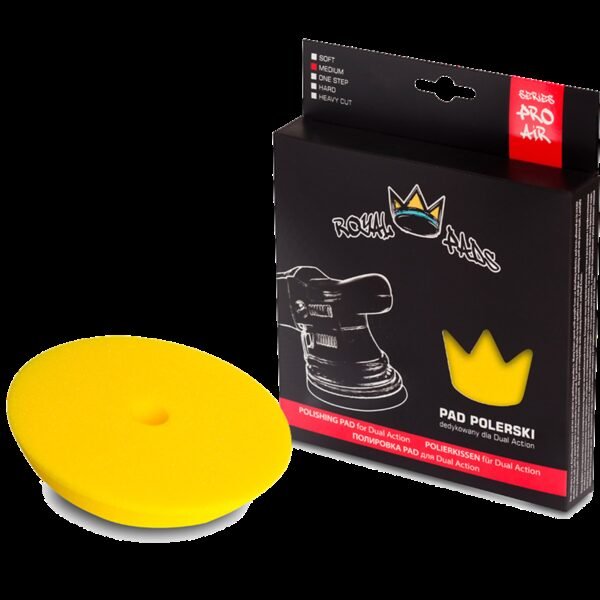 ROYAL PADS Air Medium Pad for DA 130mm Pad Żółty Średnio Twardy