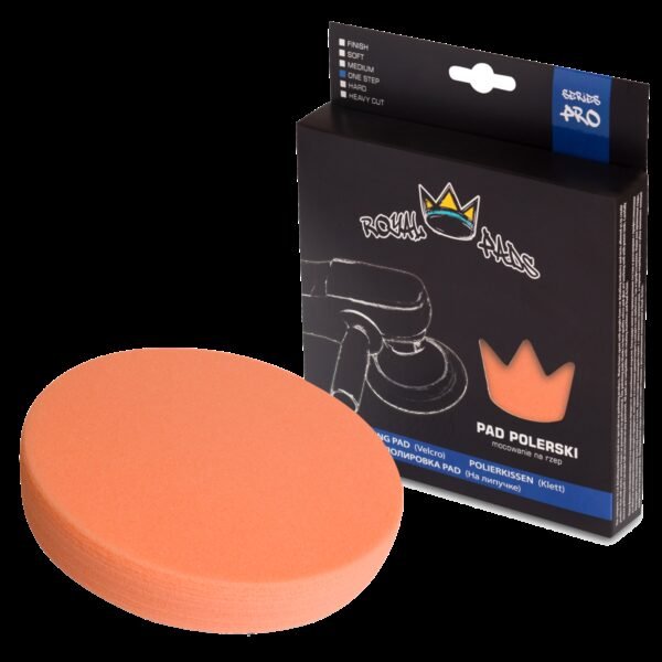 ROYAL PADS Pro One Step Pad 150mm Pad Otwartokomórkowy do Korekty Pomarańczowy