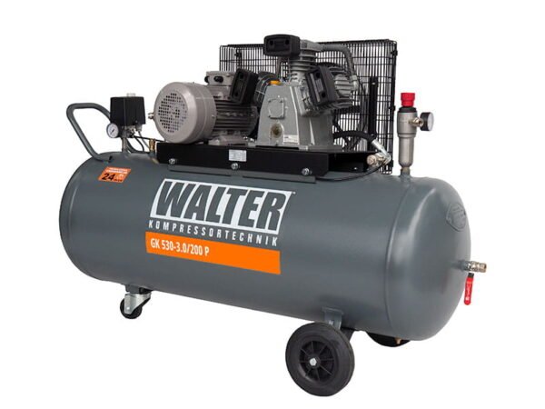 WALTER GK 530-3,0/200 P - Sprężarka Tłokowa Żeliwna pod Napięcie 400V
