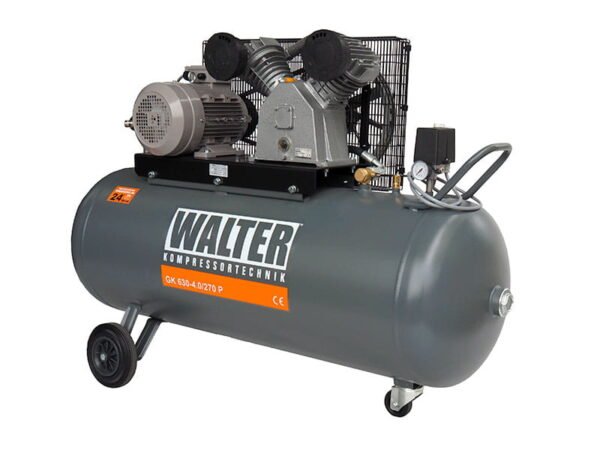 WALTER GK 630-4,0/270 P - Sprężarka Tłokowa Żeliwna pod Napięcie 400V