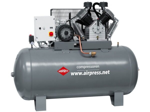 AIRPRESS Kompresor HK 2000-900 SD Pro 11 bar 15 KM 1395 l/min 900L Rozruch Gwiazda-Trójkąt