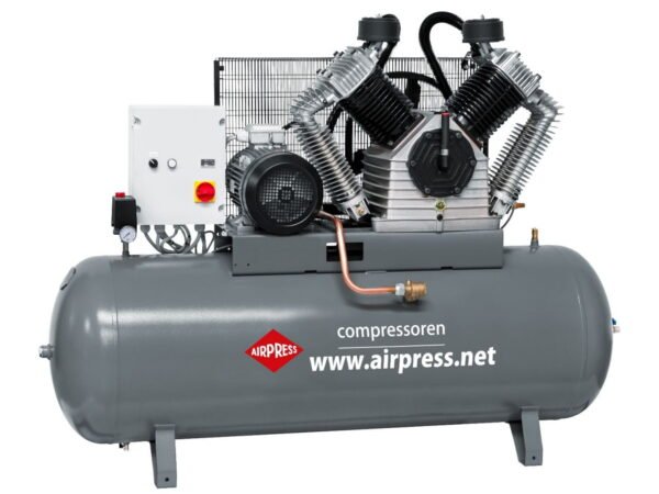 AIRPRESS Kompresor HK 2500-500 SD Pro 11 bar 20 KM 1700 l/min 500 l Rozruch Gwiazda-Trójkąt