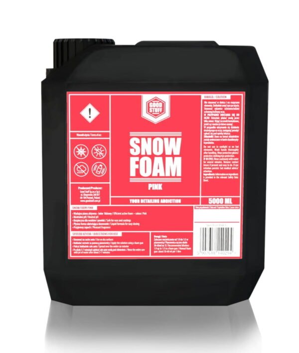 GOOD STUFF Snow Foam Pink 5L- Skoncentrowana Piana Kolor Różowy