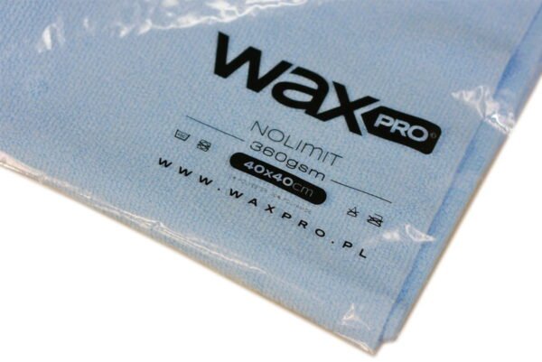 WaxPRO NoLimit Blue 40x40cm 360g/m2 Mikrofibra Bezszwowa niebieska - obrazek 2