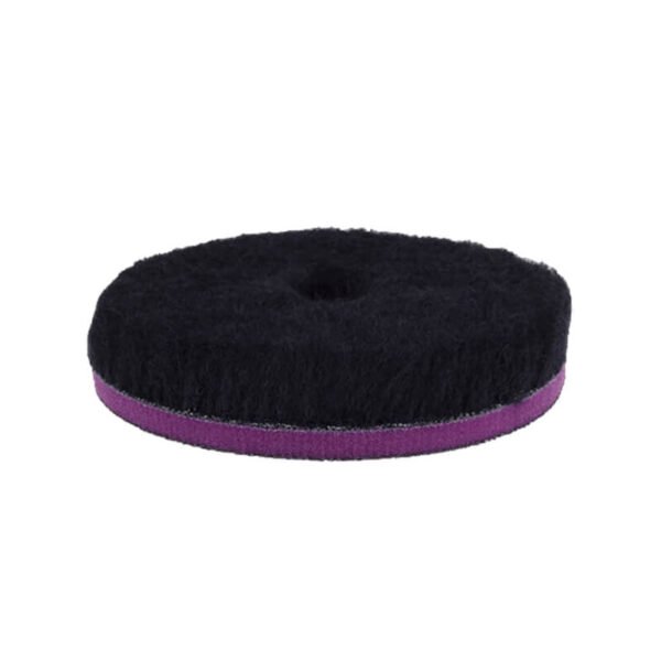 ZviZZer "Doodle" Wool-Pad Black Ø 135/25/135mm -  Pad wełniany czarny, futro polerskie - obrazek 2