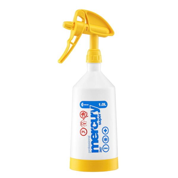 KWAZAR Opryskiwacz Mercury SUPER 360 PRO+ 1l Żółty