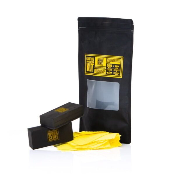 Work Stuff COATING APPLICATION KIT – ZESTAW APLIKATORÓW I ŚCIERECZEK DO POWŁOK