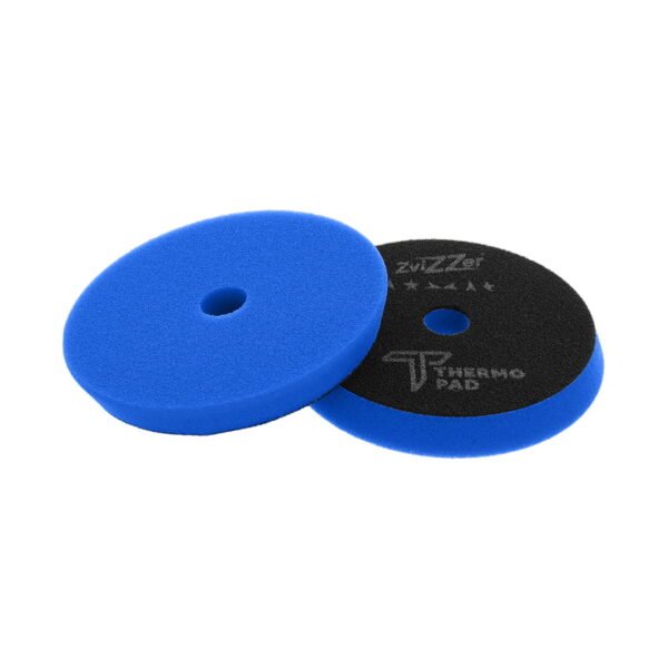 ZviZZer THERMO PAD Blue Medium Cut 140/20/125, niebieska gąbka polerska one step