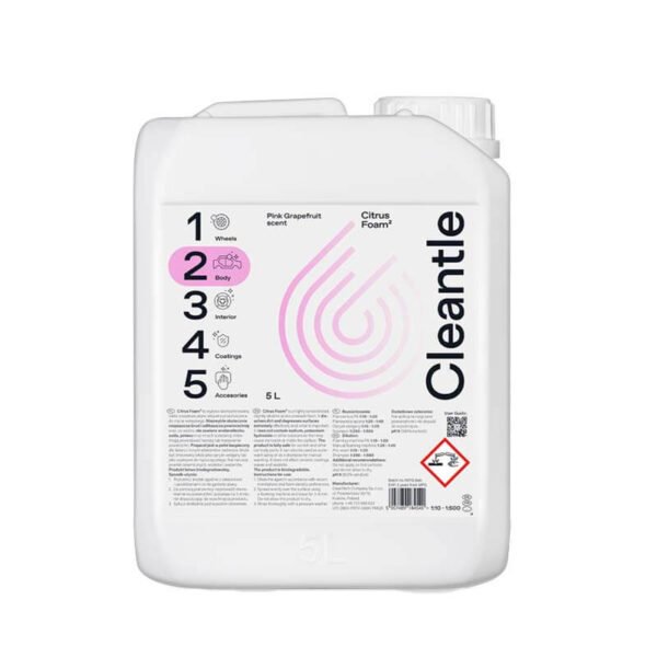 Cleantle Citrus Foam2 5L - piana aktywna