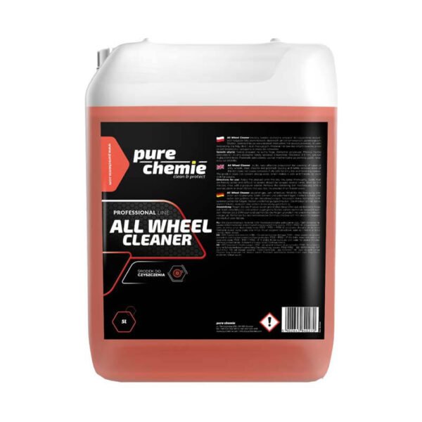 PURE CHEMIE ALL WHEEL CLEANER 5L - Kwasowy preparat do mycia felg, bezpieczny dla polerowanych felg