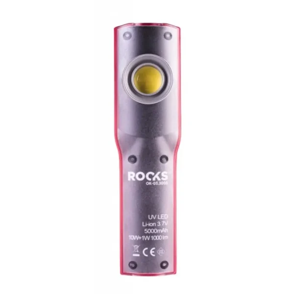 ROOKS Lampa Inspekcyjna Uv, Cob Led, 10w+Uv, 1000 Lm - obrazek 2
