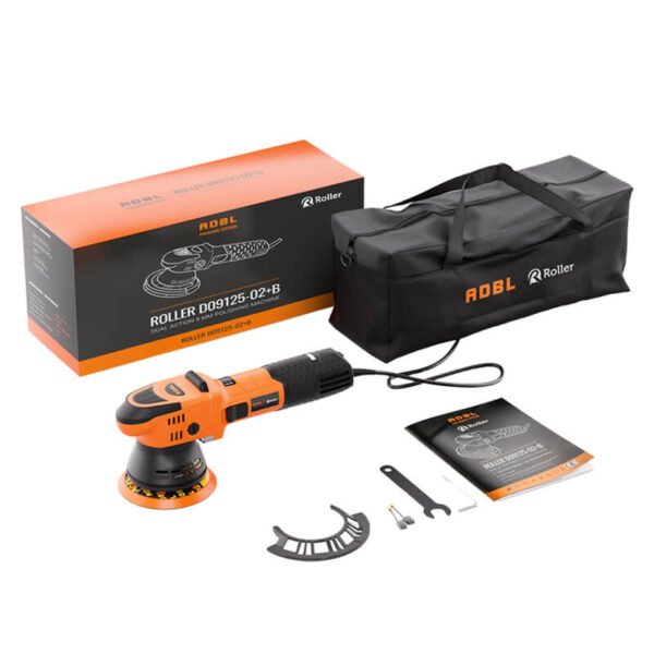 ADBL Roller DA09125-02 - maszyna dual action o skoku 9mm z torbą - obrazek 4