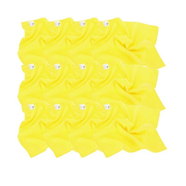 MR RAG 40x40cm YELLOW 380GSM mikrofibra żółta 12-pack