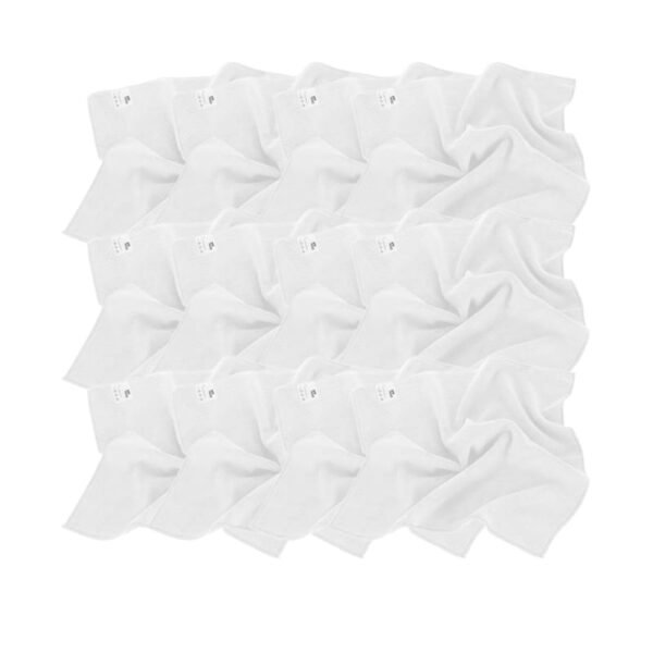 MR RAG 40x40cm WHITE 380GSM mikrofibra biała 12-pack