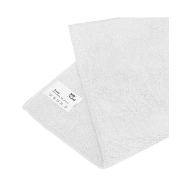 MR RAG 40x40cm WHITE 380GSM mikrofibra biała 12-pack - obrazek 3
