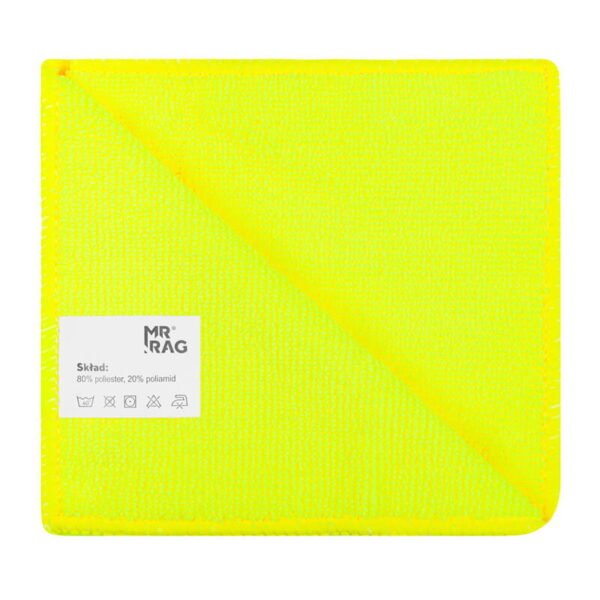 MR RAG 30x30cm yellow 250gsm mikrofibra żółta