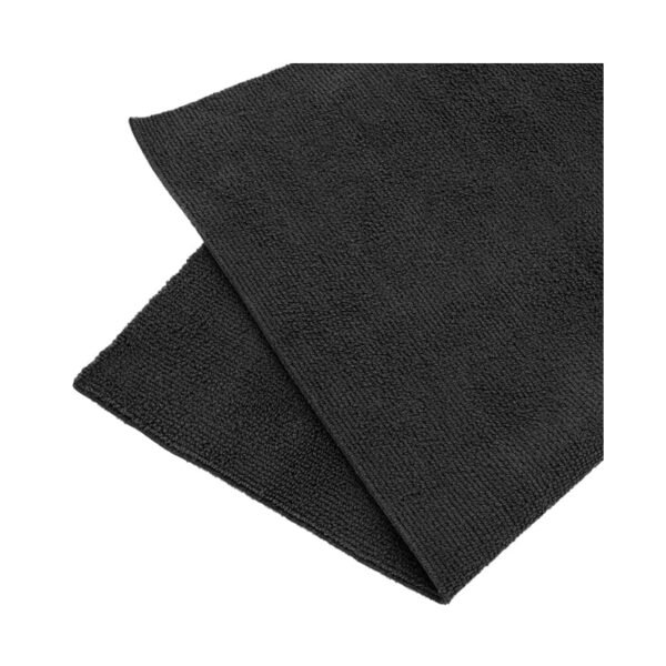 MR RAG 40x40cm BLACK edgeless 380GSM mikrofibra czarna bezszwowa - obrazek 3