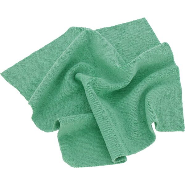 MR RAG 40x40cm GREEN edgeless 380GSM mikrofibra zielona bezszwowa 240 sztuk - obrazek 3