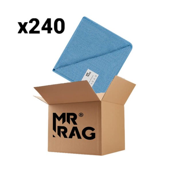 MR RAG 30x30cm blue 250gsm mikrofibra niebieska 240 sztuk