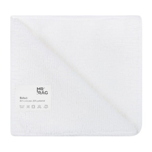 MR RAG 30x30cm white 250gsm mikrofibra biała 240 sztuk - obrazek 2