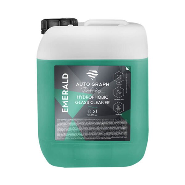 Auto Graph Emerald Hydrophobic Glass Cleaner 5L - płyn do mycia szyb z efektem hydrofobowym