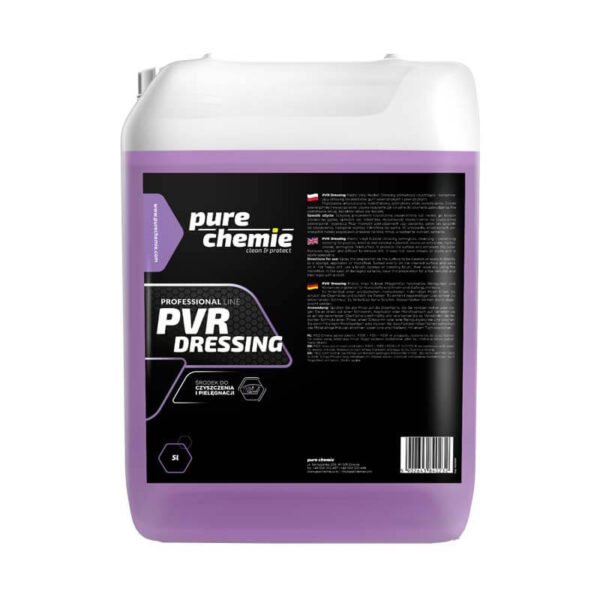 PURE CHEMIE PVR DRESSING 5L  - Satynowy dressing do deski rozdzielczej