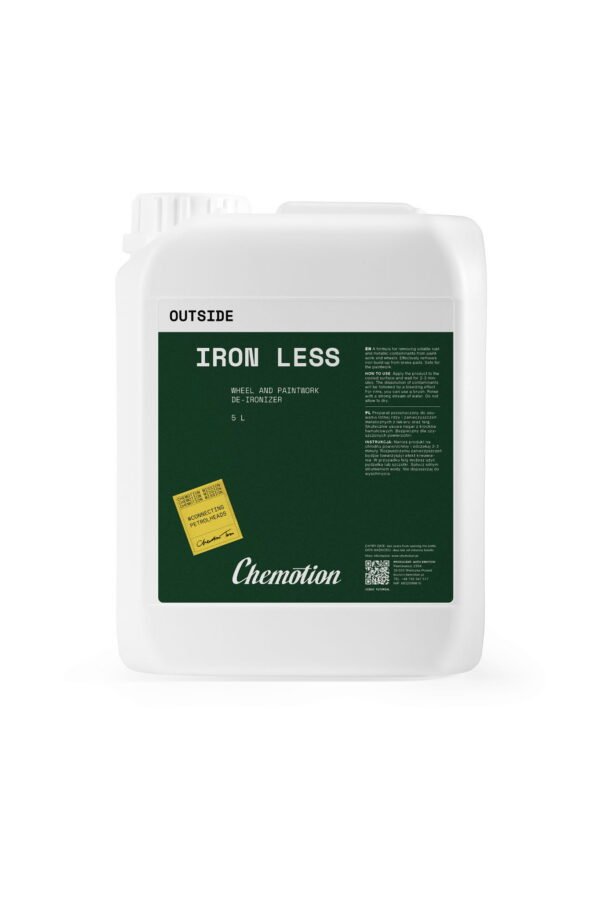 CHEMOTION  Iron Less 5L- Deironizer, środek do usuwania lotnej rdzy i osadów metalicznych