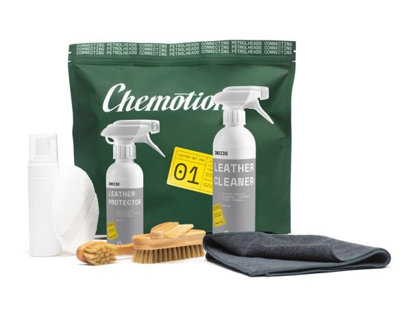 CHEMOTION LEATHER SET PRO 01 - zestaw do czyszczenia i impregnacji skór samochodowych - obrazek 2